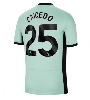 Maillot de foot Chelsea Moises Caicedo #25 Troisième 2023-24 Manches Courte